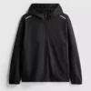 7-15 años | sudadera deportiva con capucha y cremallera