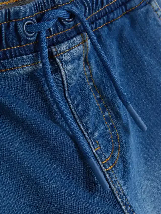 7-15 años | Vaqueros de mezclilla tipo sudadera con dobladillo