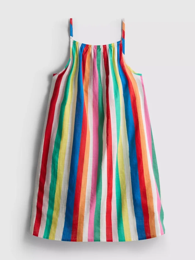 7-15 años | vestido fruncido con cuello halter