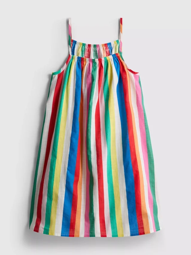 7-15 años | vestido fruncido con cuello halter