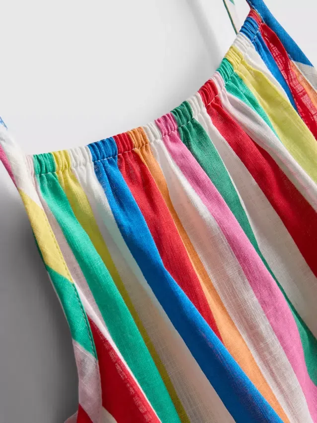 7-15 años | vestido fruncido con cuello halter