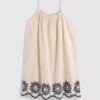 7-15 años | vestido tipo camisola con volantes bordados