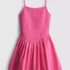 7-15 años | Vestido tipo camisola fruncido