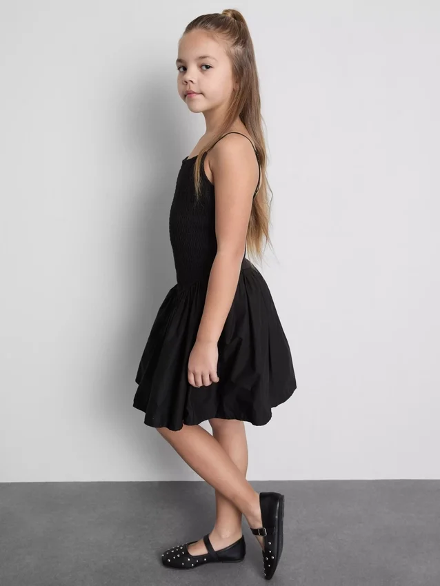 7-15 años | Vestido tipo camisola fruncido