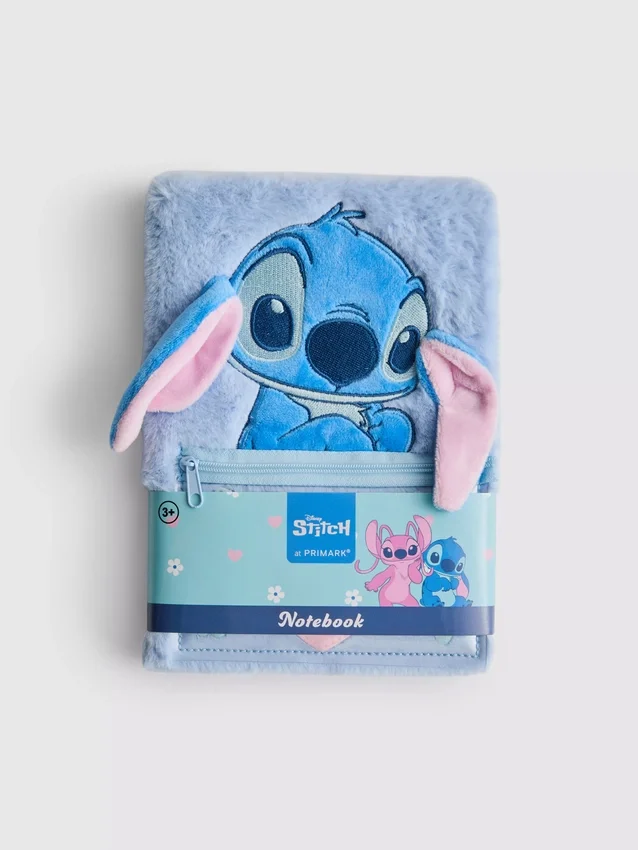 Agenda de tacto suave de Stitch de Disney