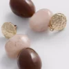 Aretes colgantes de resina