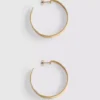 Aretes de aro con textura