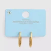 Aretes de aro resistentes al agua