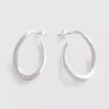 Aretes de aro retorcidos