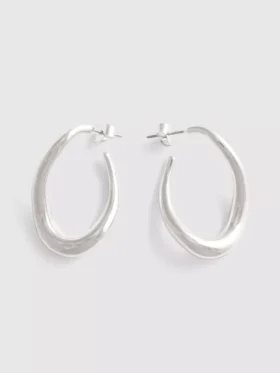 Aretes de aro retorcidos