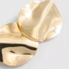 Aretes de disco martillado
