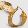 Aros ovalados con textura de Paula Echevarría