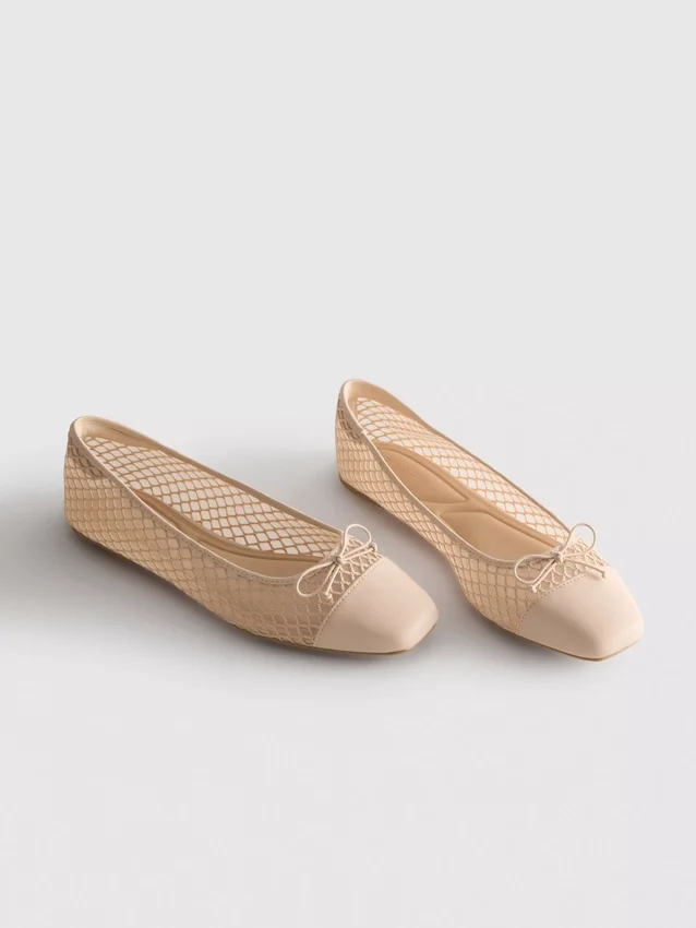 Bailarinas cuadradas de malla