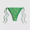 Bajo de bikini de cuadros vichy con lazo lateral