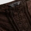Bandeau de encaje de mezcla de algodón