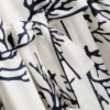 Bata midi estampada