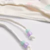 Bikini con braguita bordada y lazo lateral