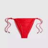 Bikini con braguita de lazo lateral con diseño de tucán