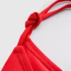Bikini con braguita de lazo lateral con diseño de tucán