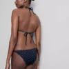 Bikini con braguita estampada y lazo lateral