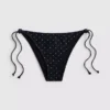 Bikini con braguita estampada y lazo lateral