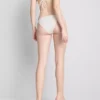 Bikini con braguitas de lazo lateral y estampado floral en 3D