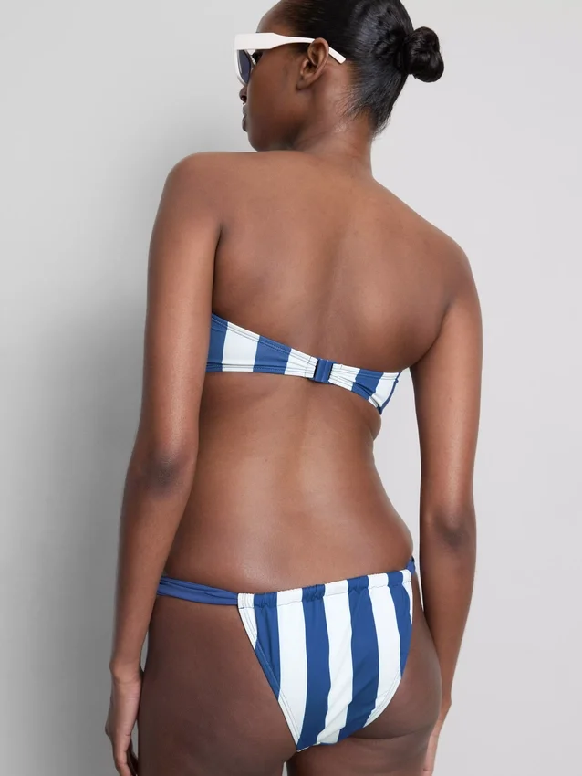 Bikini con estampado de cortinas