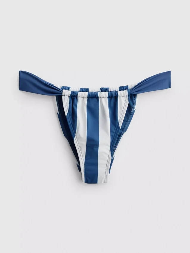 Bikini con estampado de cortinas