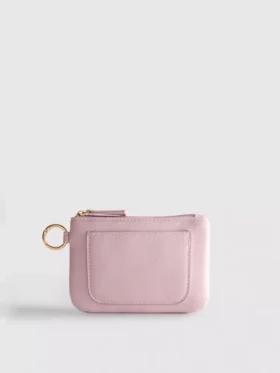 Billetera con cremallera para tarjetas