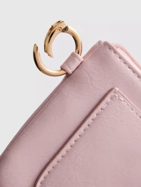 Billetera con cremallera para tarjetas