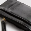 Billetera con cremallera para tarjetas