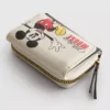 Billetera con tapa de imitación de cuero de Mickey y sus amigos de Disney