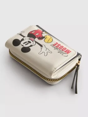 Billetera con tapa de imitación de cuero de Mickey y sus amigos de Disney