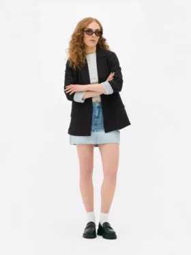 Blazer de corte holgado
