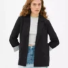 Blazer de corte holgado