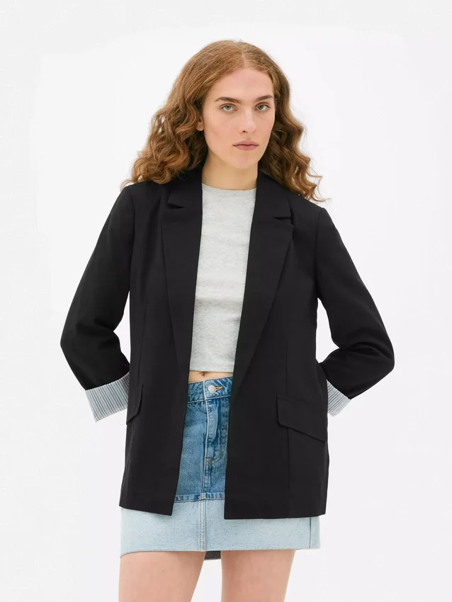 Blazer de corte holgado