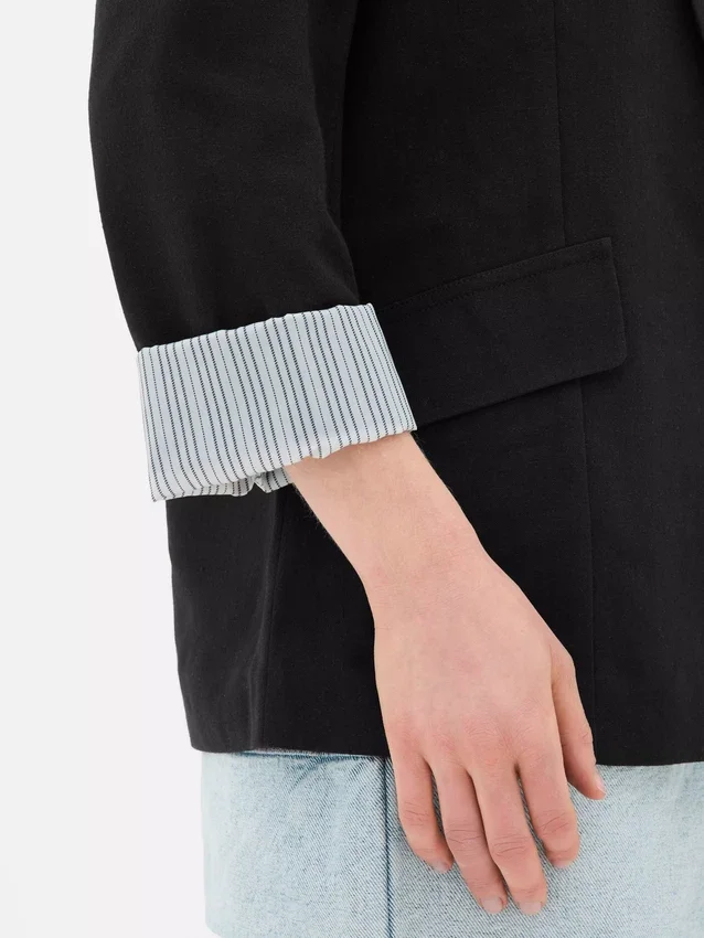 Blazer de corte holgado