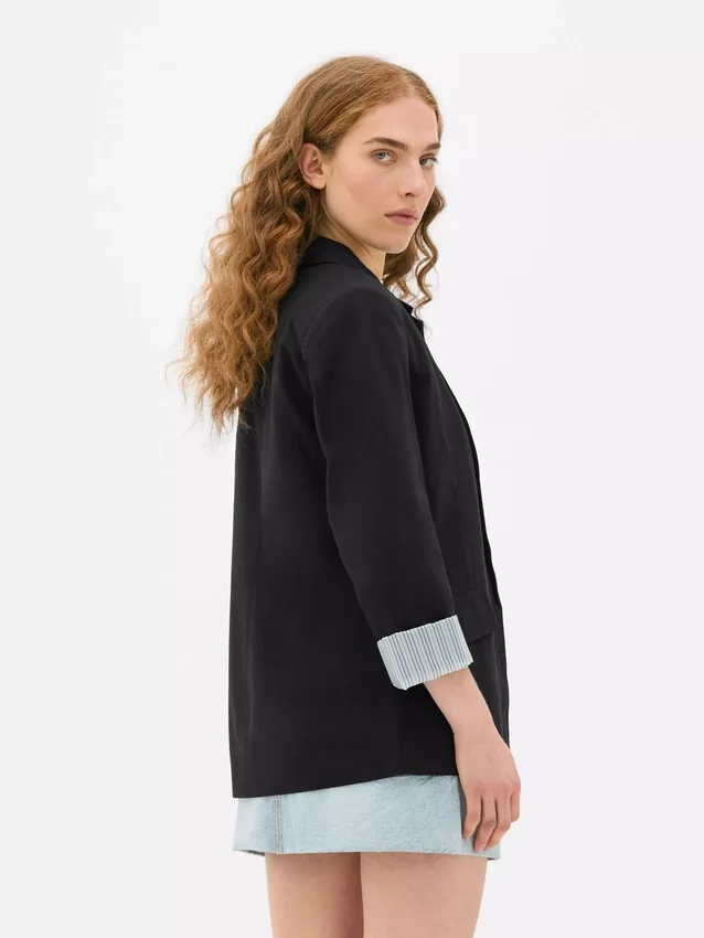 Blazer de corte holgado