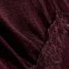 Blusa arrugada con cuello en V