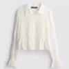 Blusa con dobladillo fruncido tipo peplum