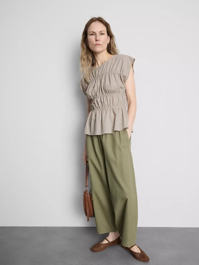 Blusa con volantes