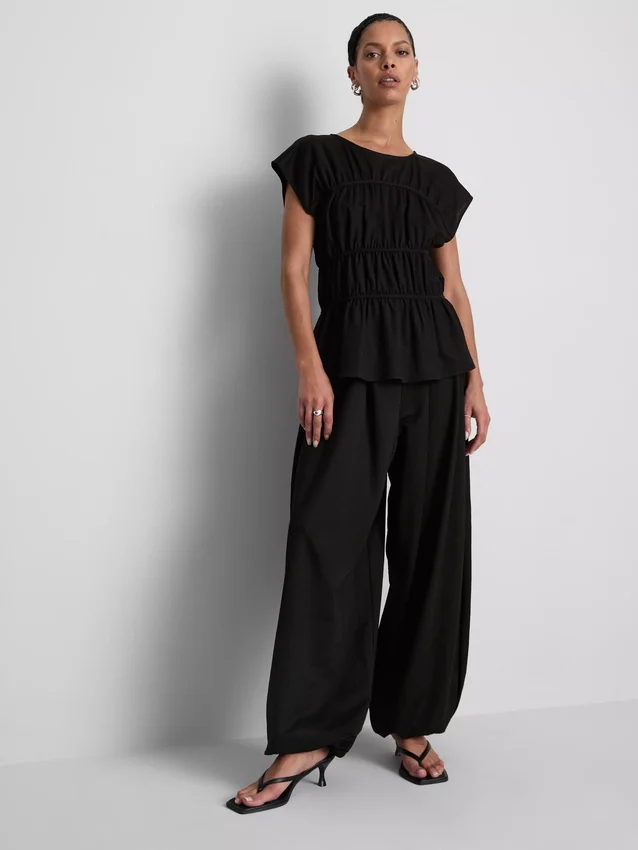 Blusa con volantes