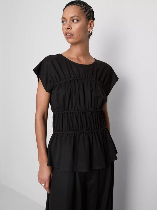 Blusa con volantes