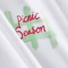 Blusa de pijama con estampado gráfico