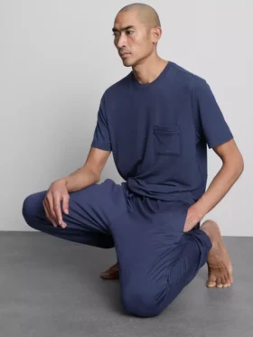 Blusa de pijama de manga corta