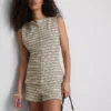 Blusa de punto a rayas con botones de Paula Echevarría