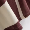 Blusa estampada con mangas casquillo