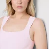 Body sin costuras con cuello cuadrado