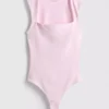 Body sin costuras con cuello cuadrado
