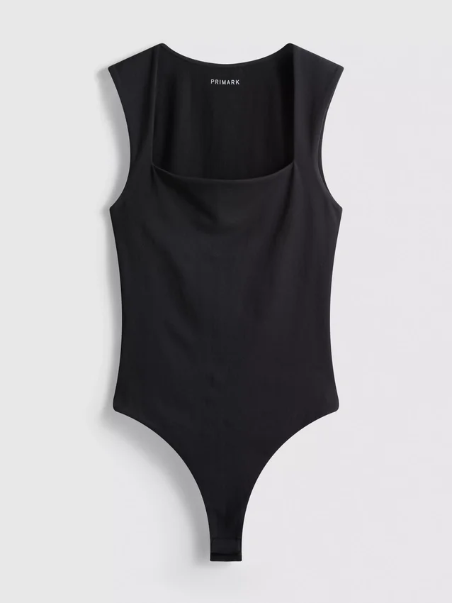 Body sin costuras con cuello cuadrado